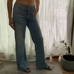vintage hm wide leg jeans